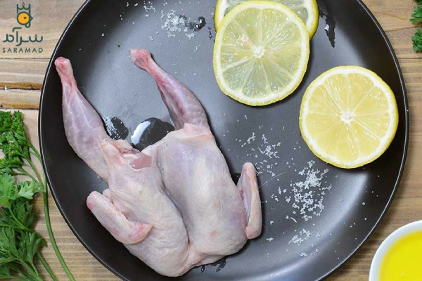 گوشت بلدرچین تازه